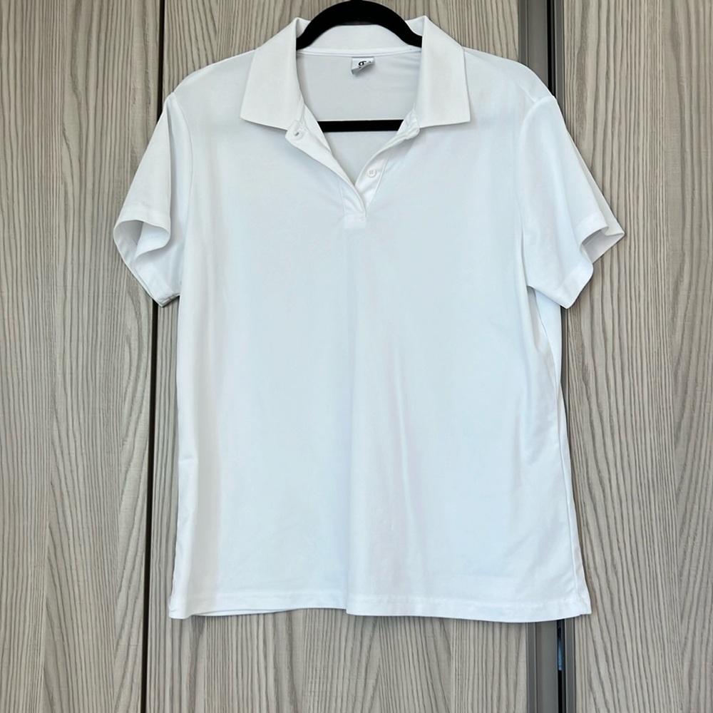 Casei white collared shirt